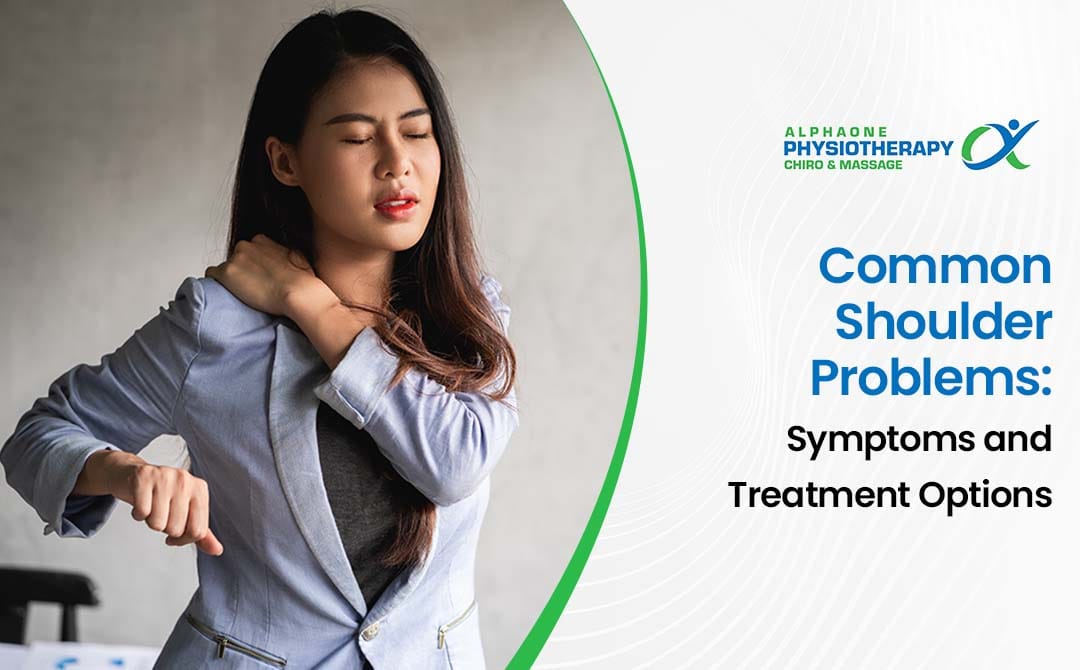 Visual representation of common shoulder problems - discover symptoms and treatment options