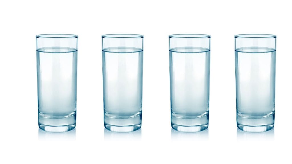 water glasses, Hydration is crucial for recovery, and drinking plenty of water should be a top priority after physiotherapy
