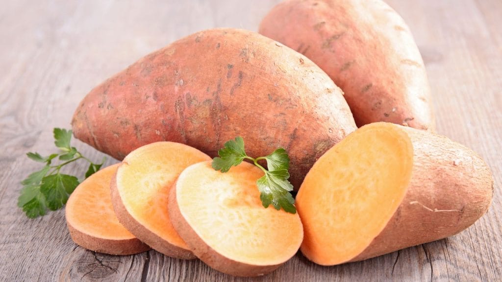 Sweet Potatoes to eat after physiotherapy treatment