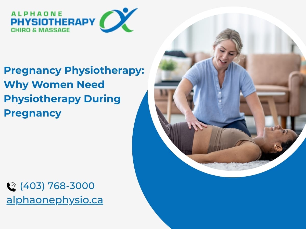 Pregnant women take a pregnancy physiotherapy from physiotherapist