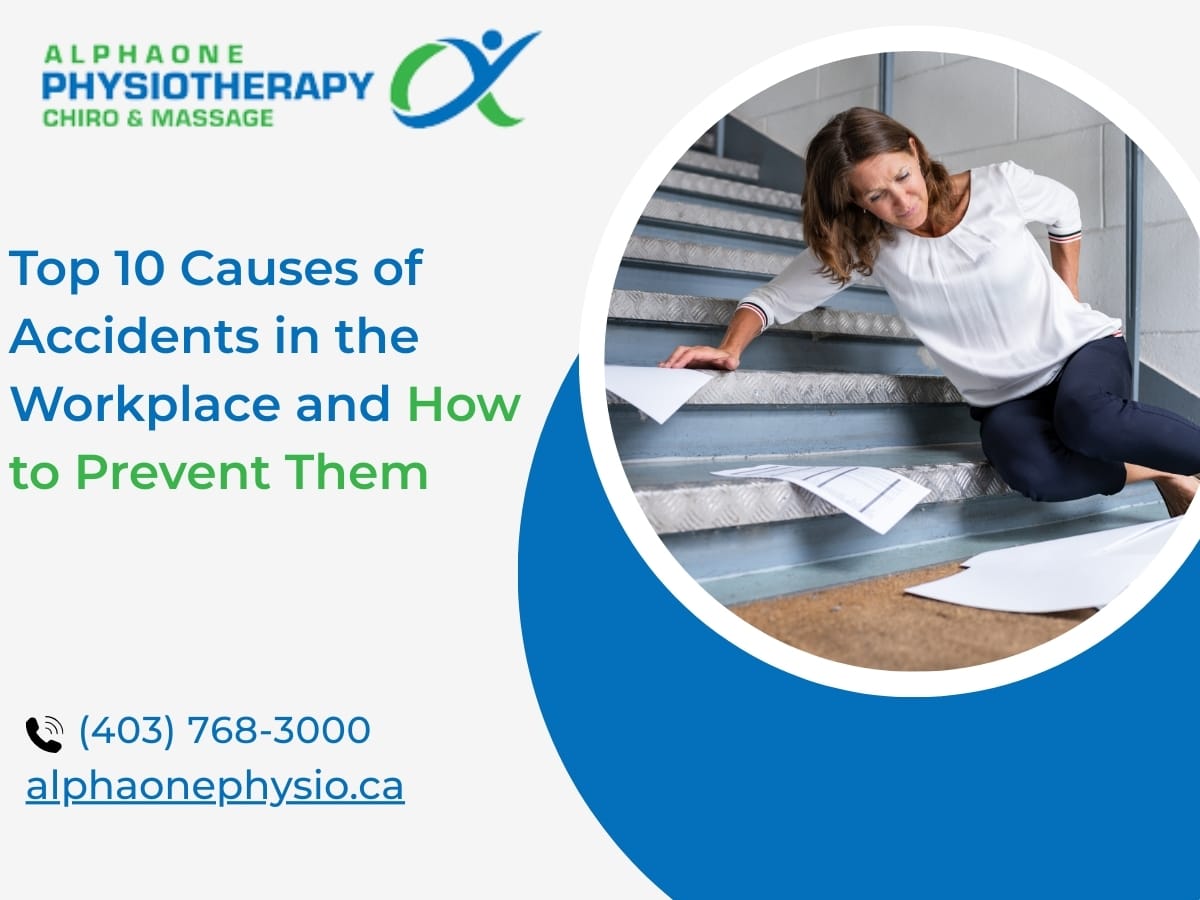 fall injury accident at workplace. women fell down stairs, Causes of Accidents in the Workplace and How to Prevent Them, Workplace injury, Workplace injuries