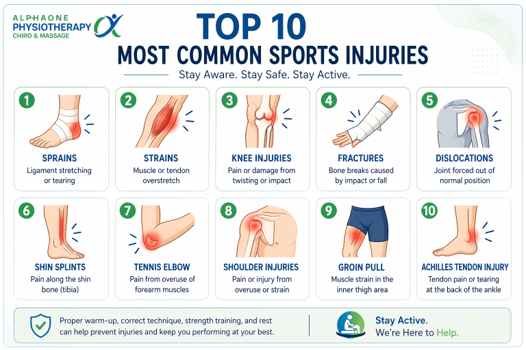 Top 10 Most Common Sports Injuries and How to Avoid Them